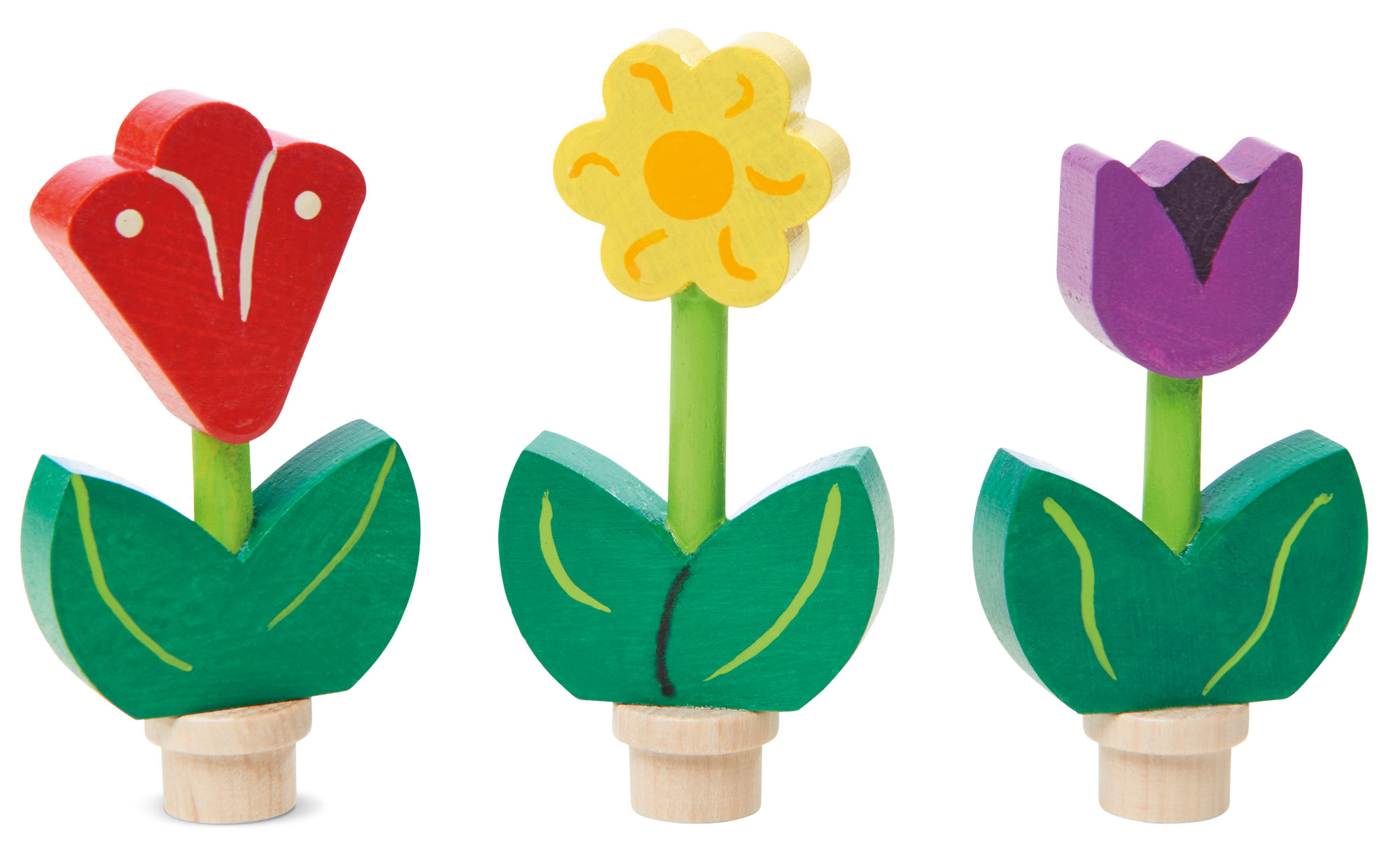 Geburtstags-Stecker-Set Blumen Geburtstags-Stecker-Set Blumen