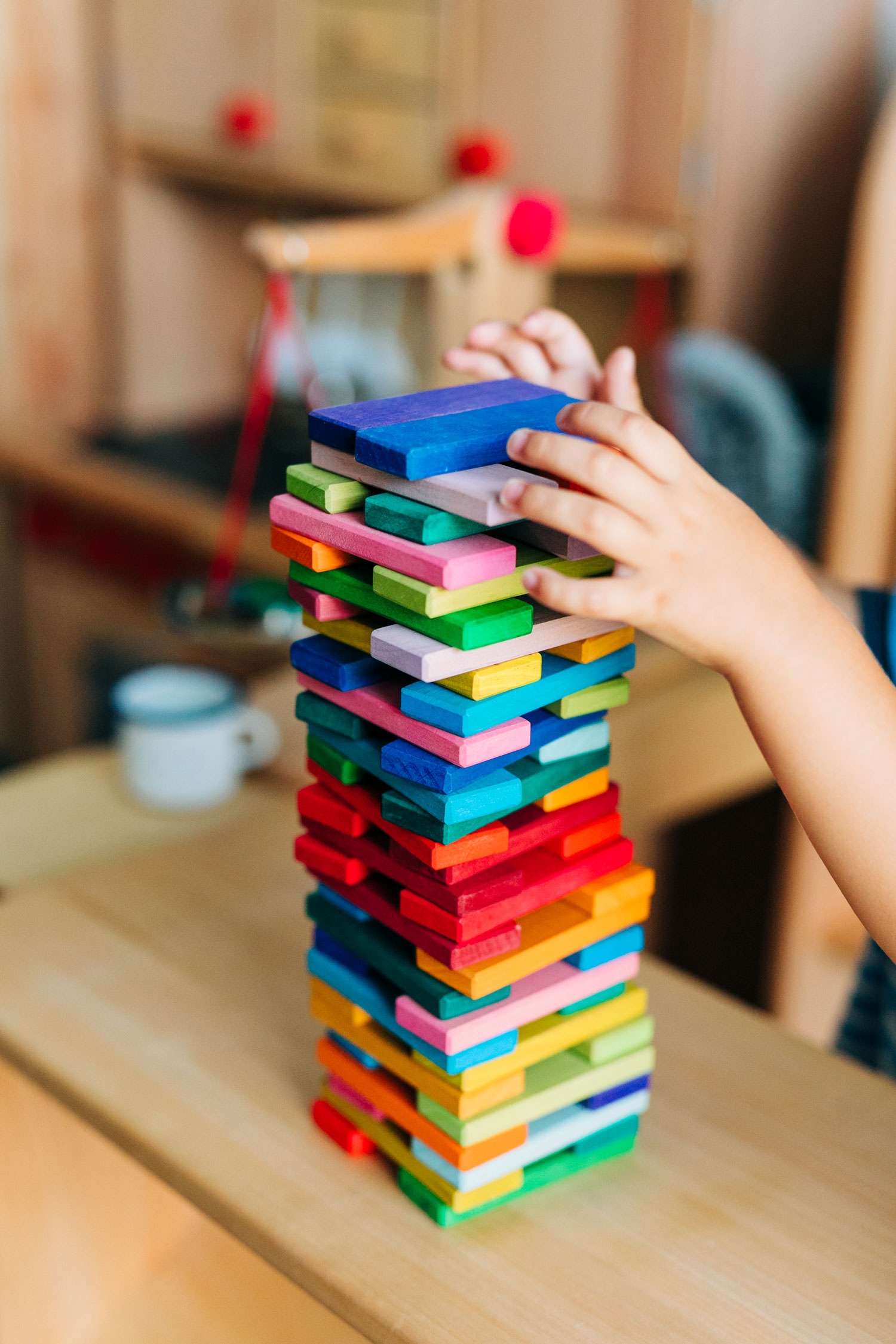 Bauplättchen "Turm im Kasten"