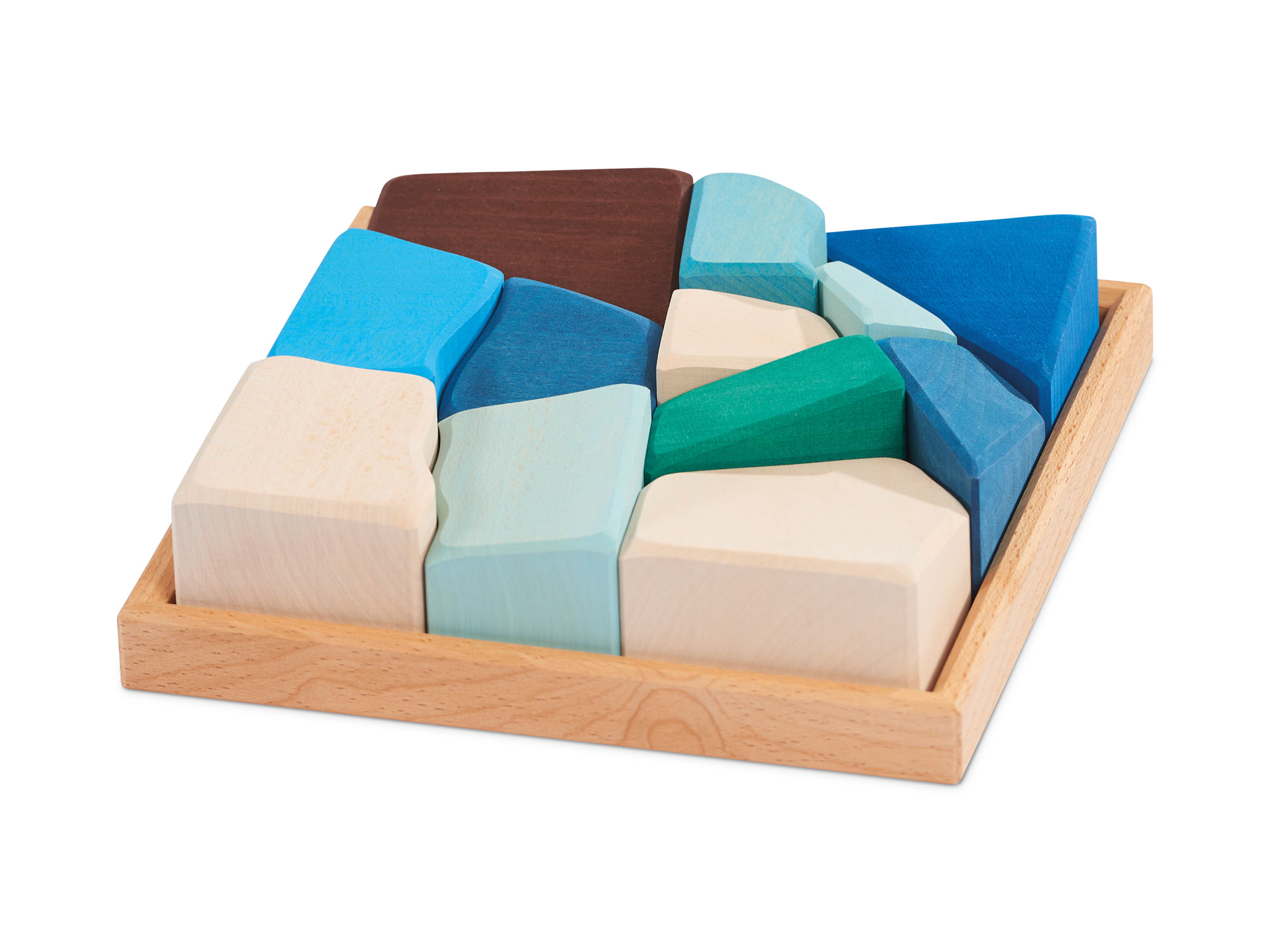 Spielklötze Jahreszeiten Winter