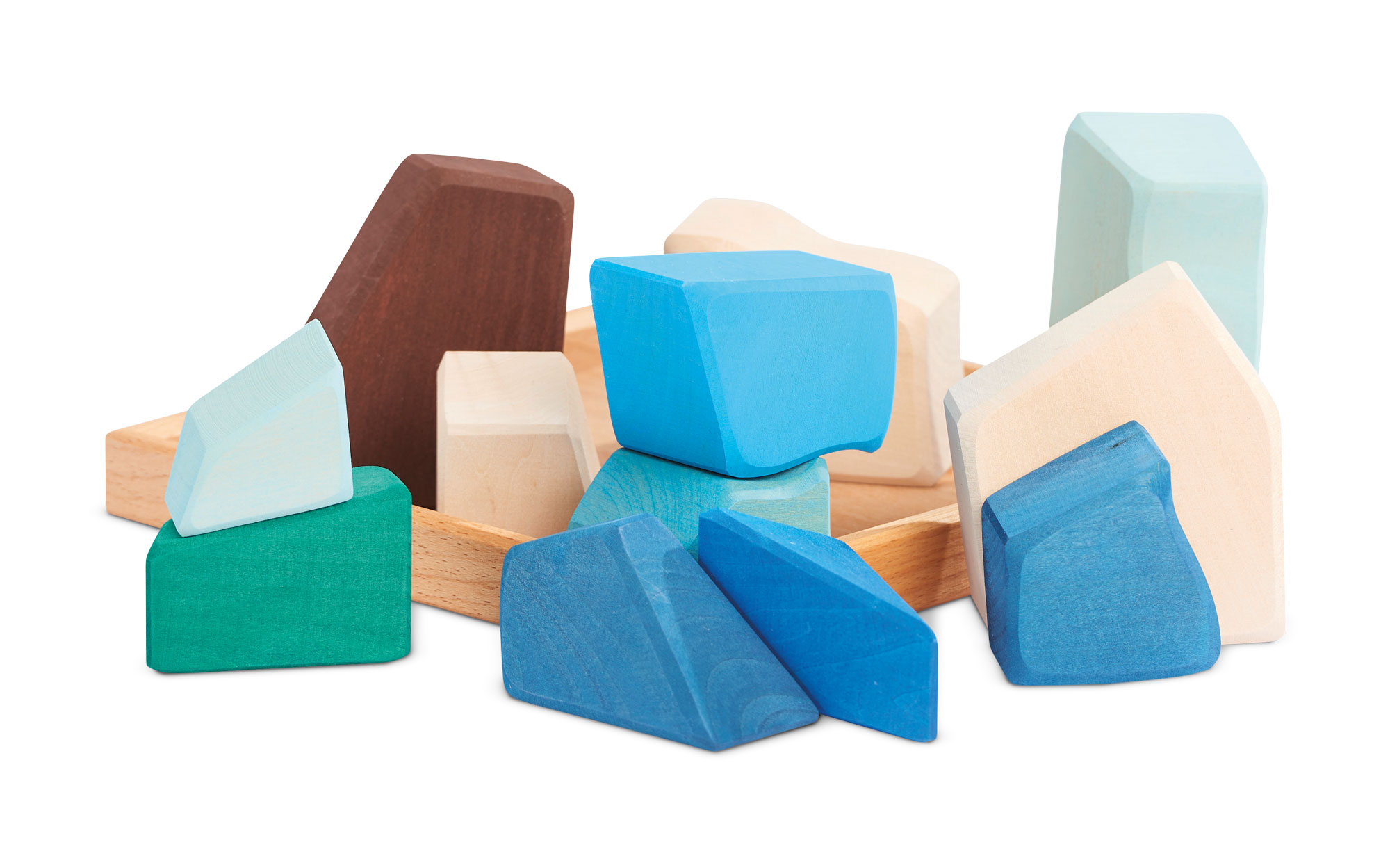 Spielklötze Jahreszeiten Winter