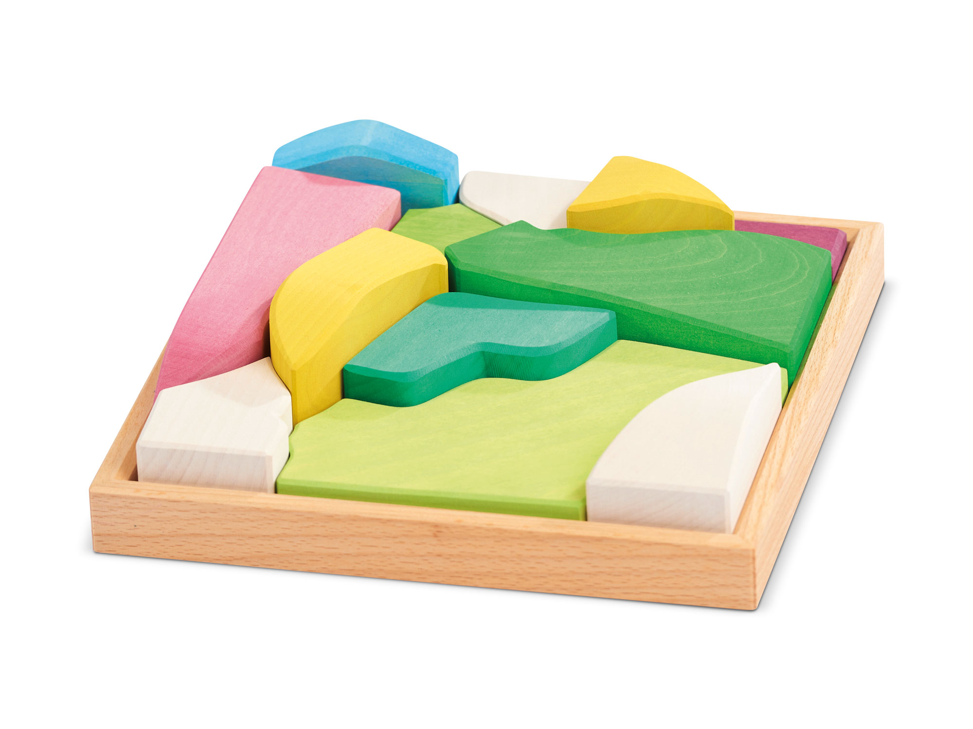 Spielklötze Jahreszeiten Frühling