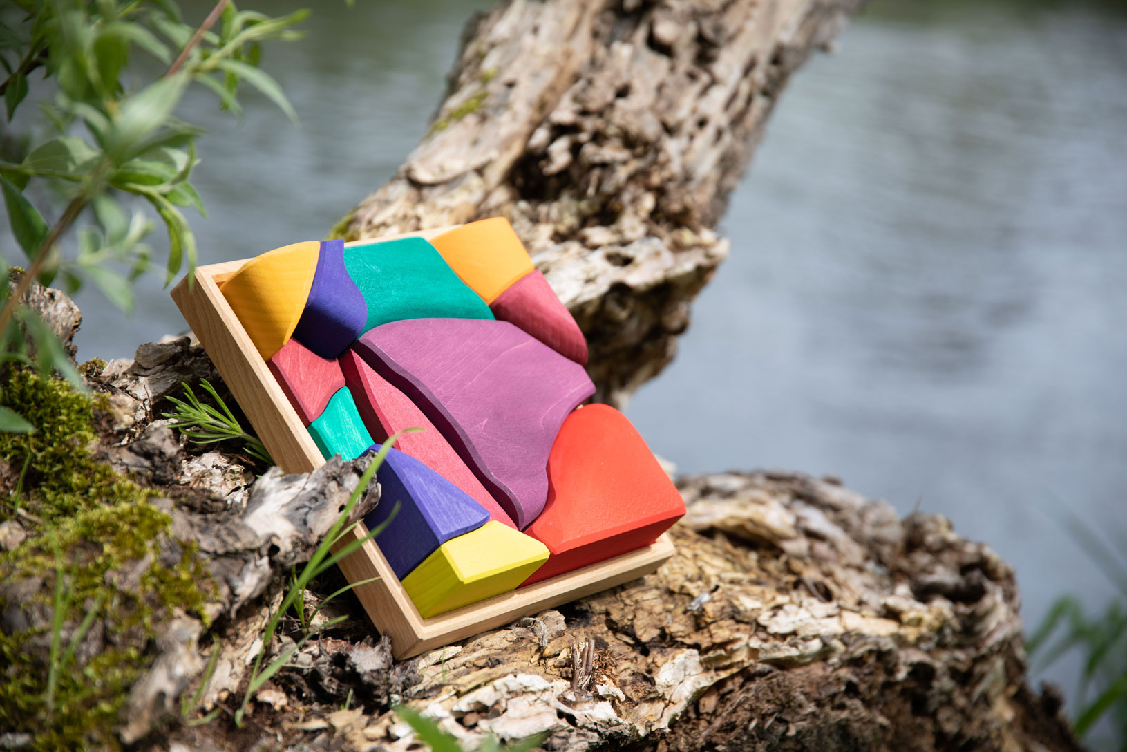 Spielklötze Jahreszeiten Herbst