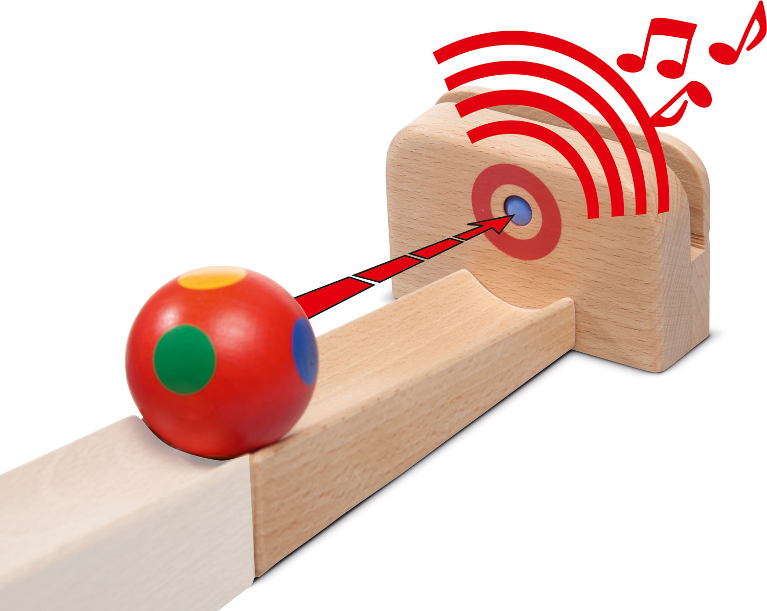 cubio Kugelbahn Auslauf mit Klang