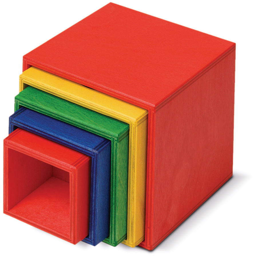 Steckwürfel aus Holz