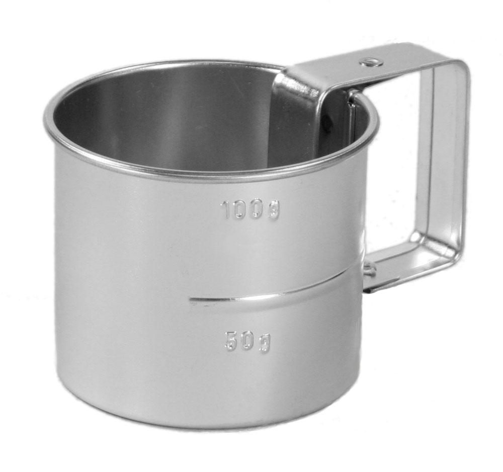 Mehlsieb mit Drehgriff Mehlsieb mit Drehgriff