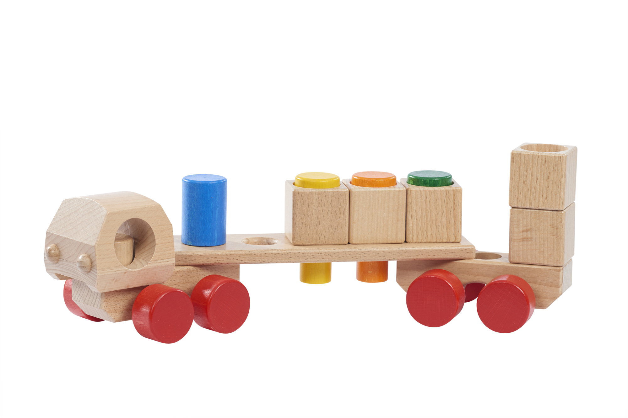 Holzlastwagen Steckmobil