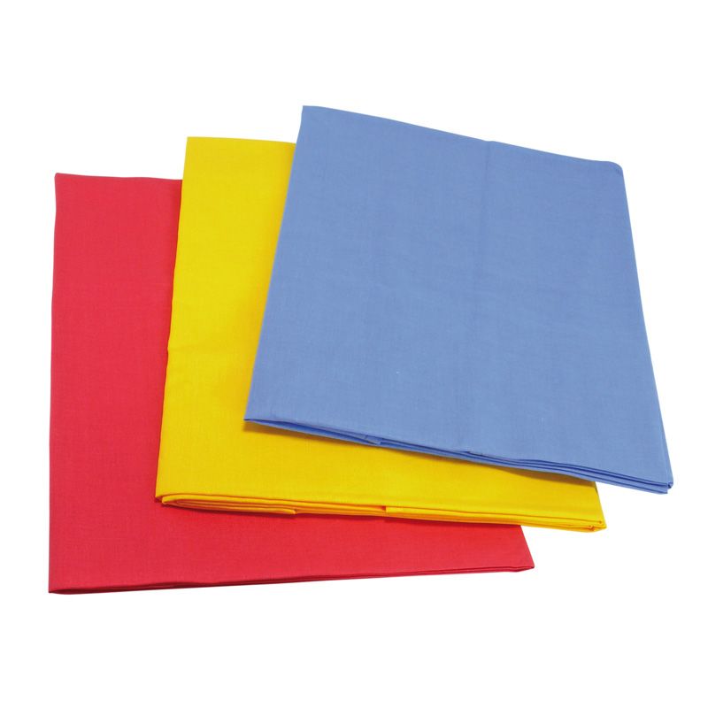 Spieltücher in Grundfarben rot, blau, gelb, 3er-Set |